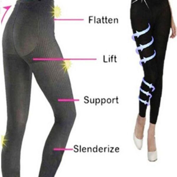 Frauen Shapers Schlaf Abnehmen Hosen Legging Socken Frauen Body Shaper Höschen Bein Sexy Hip Up Contron Hose Schwarz M/L