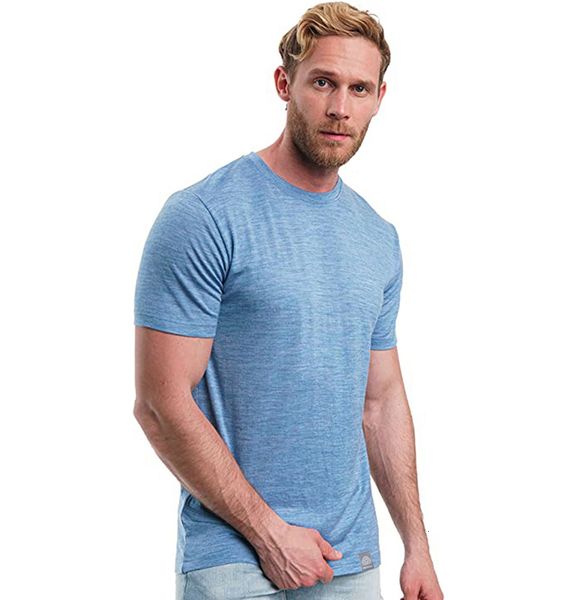 Magliette da uomo T-shirt girocollo in lana merino da uomo 100 Soft Base Layer Tee Canottiera traspirante Antiodore Noitch Taglia USA 230109