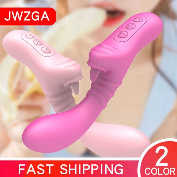 Beauty-Artikel, weiblicher Vibrator, Zunge, vibrierend, wiederaufladbar, Frauendildos, sexytoys, Porno, Blowjob, Zappelspielzeug, versteckter Masturbator, G-Punkt