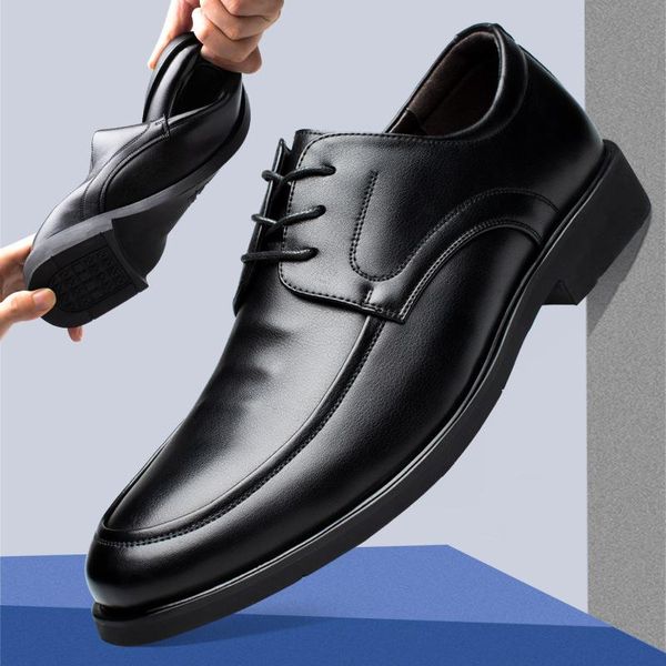 Scarpe eleganti moda britannica in morbida pelle da uomo appartamenti traspiranti business casual matrimonio per Oxford