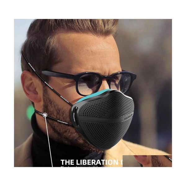 Maschere di design Maschera Kanshuzhe Xl Lavabile Riutilizzabile Faccia Naso Separazione Sicurezza Polvere Respiratore Bocca Con 5 Pz Filtri Goccia Consegna Dh46C