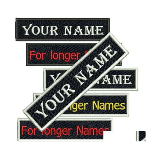 Швейные понятия Инструменты Cool Custom Name Tag Вышитая шишка или железо на одежде и шляпах.