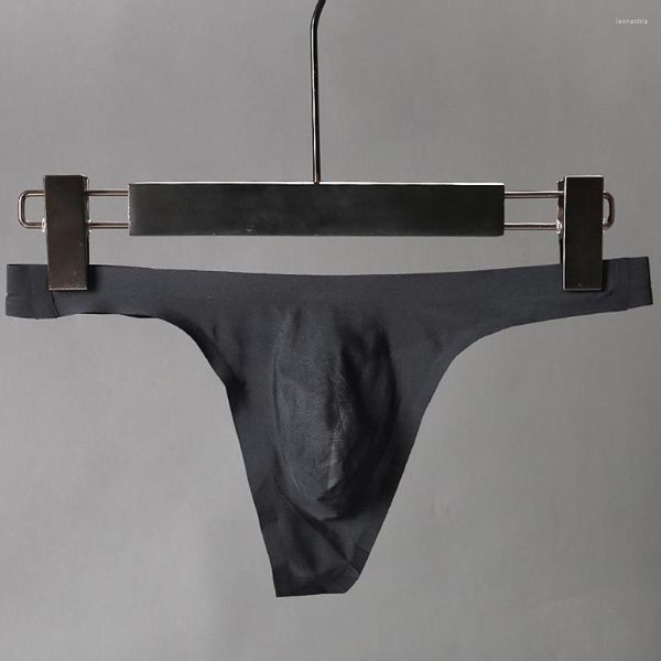 Mustrapa t-pants homens roupas íntimas resumos sexy de gays tanga t-back machos machos sissy sem costura g-strings calcinha erótica lingerie de esportes meninos