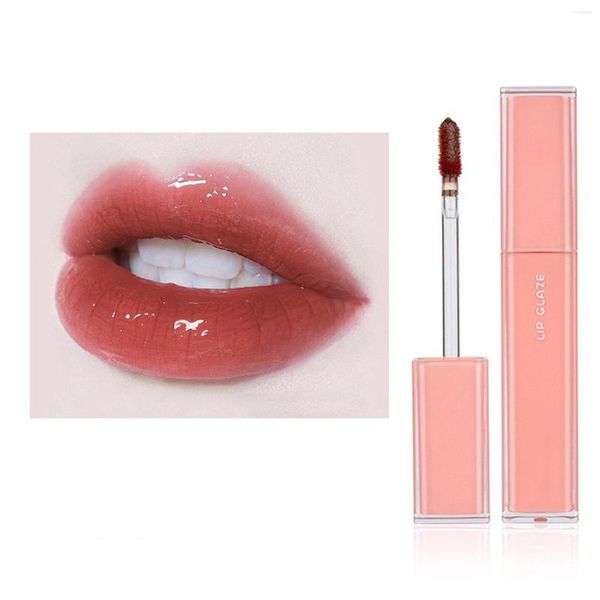 Lipgloss, leuchtende Glasur, Wasser, Licht, Spiegel, Lippenstift, aufhellend, wasserfest, feuchtigkeitsspendend, 2,2 ml, süß