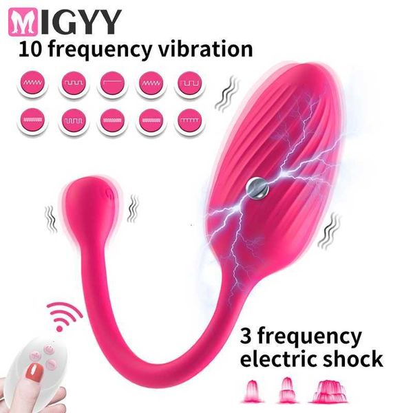 Brinquedos sexuais massageador controle remoto kegel choque elétrico bolas vaginais para mulheres clitóris estimulação vibrador brinquedo feminino masturbação ovo vibratório