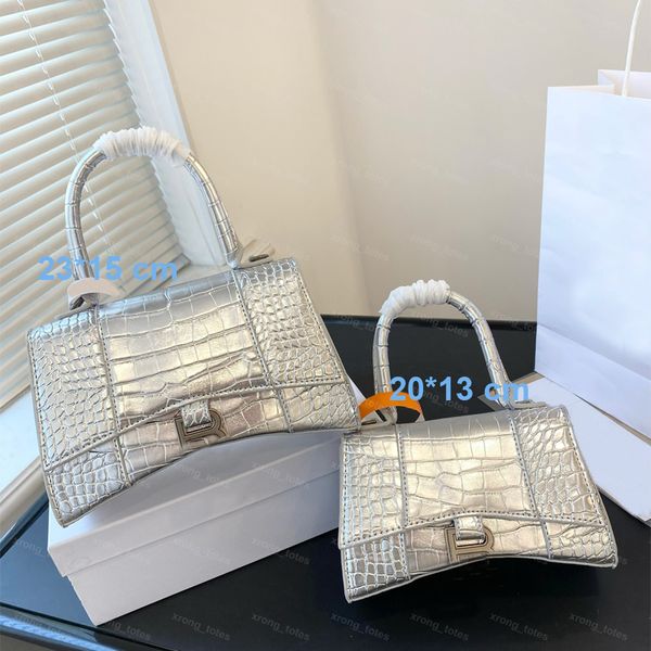 Borse da donna Luxurys Tote Bag Designer Borsa a clessidra Manico in argento Totes Borse a tracolla B Bling Shopping Borse a tracolla da uomo in oro