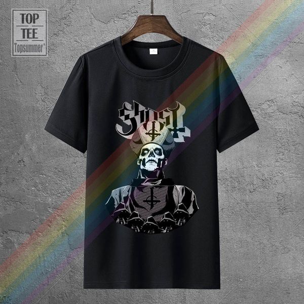 Herren T-Shirts Ghost Swedish Heavy Metal Band T-Shirt Herren T-Shirt 230110