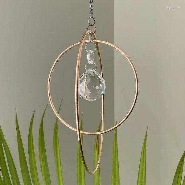 Anahtarlıklar kristal suncatcher disko top pencere sanat avizesi gökkuşağı büyük patlama teorisi