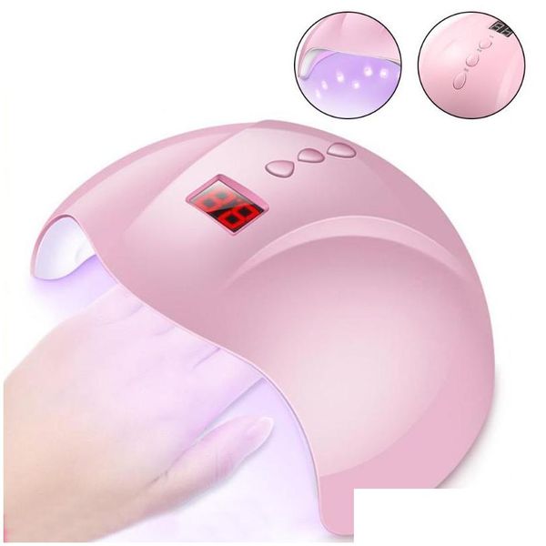 Essiccatore per unghie Star7 Lampada UV per manicure Led Asciugacapelli Gel per asciugatura Unghie Smalto Ghiaccio con 12 pezzi Led 36W / 6W Usb Strumenti artistici Consegna drop Hea Dh6R0