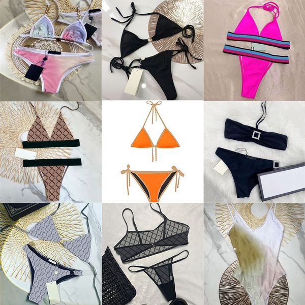 Carta Design Womens Swimwear Biquinis Roupa Interior Verão Designers Swimsuit Senhoras Sexy Bikini Banheira Inverno Swim Waer
