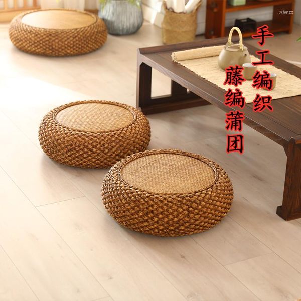 Cuscino Tavolino da caffè in rattan giapponese Soggiorno Tipo di pavimento minimalista Piccola camera da letto laterale Balcone Tatami in legno Cuscino per sedia da tè