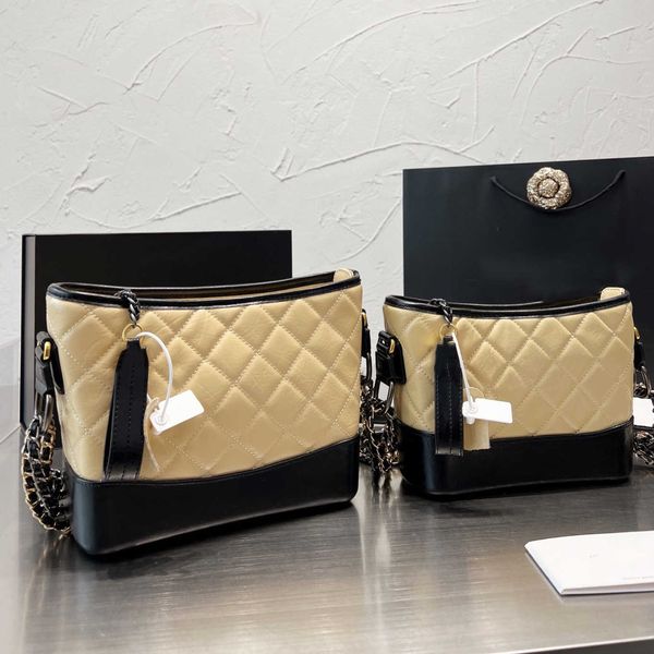 Mulheres Top Designers Bolsas de Ombro Tote Novo Texturizado Couro Ringer Maquiagem Bolsa Moda Ouro Metal Zíper Dupla Corrente Ombro Crossbody Bolsa Venda Direta da Fábrica