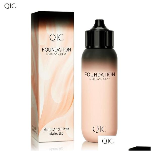 Fondotinta Qic Baby Flasche Liquid Makeup Bb Cream Moisturizer Fl Erage 12 ore Longlasting Waterproof Oil Control Leggero Conc Dh2Ie