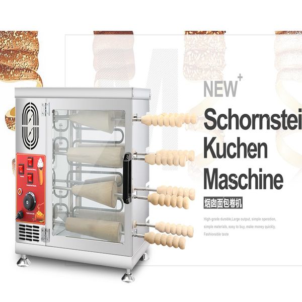 Großhandel 16 Stück Holzstäbchen Elektrische Kamin-Kuchenofenmaschine; Schornstein-Kuchenrollen, Eiscreme, Waffeleisen-Kegel