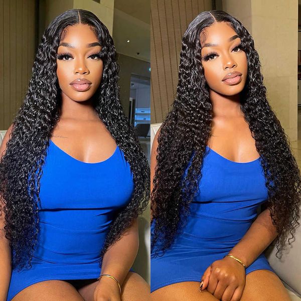 NXY LACE WIGS BELHOS Brasileiros Água Deepwave 13x4 Cabelo Humano Front para Mulheres Frontal Com o bebê Remy Wig 230106