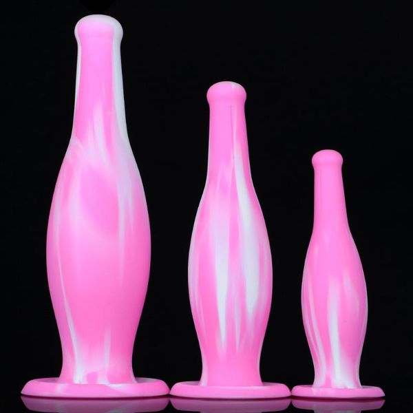 Vibratori Grande dildo in silicone per giocattoli del sesso anale Grande espansore vaginale BuPlug con ventosa Buttplug giocattolo per adulti