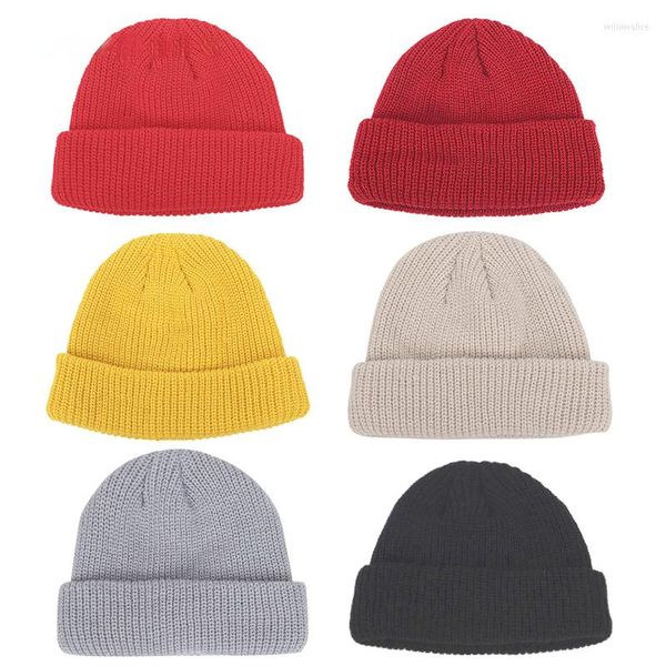 Boinas por atacado Winter Warm Beanies Casual Short Thread Hip Hop Homem adulto Homens de lã feminina Caminho de caveira Ski