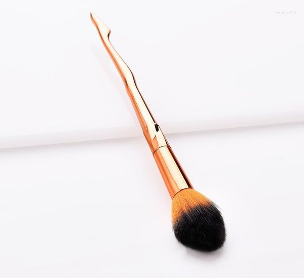 Make-up-Pinsel, Einzelpinsel, schöne Beine, Roségold, Flammenwerkzeuge