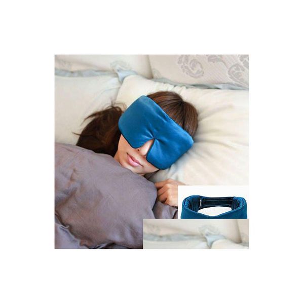 Paraorecchie Maschera per gli occhi Er Muffola spessa extralarge 100 Silk Sleep Eyemask Slee Eyeshade Shade Unisex Adt 5959 Drop Delivery Fashion Acces Dh9Fv