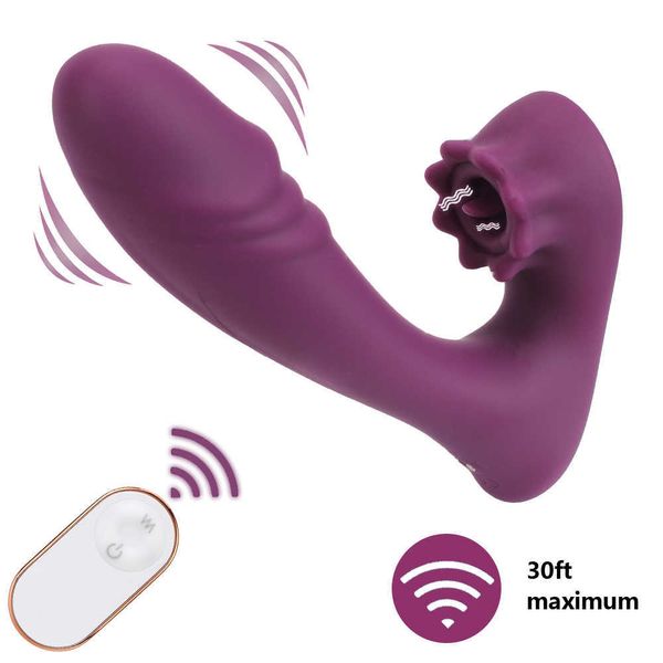 Itens de beleza Panties vibrador para mulheres clitóris de bola vaginal lambem bujão plug plug vibrona pênis feminino masturbador sem fio brinquedos sexy produtos eróticos