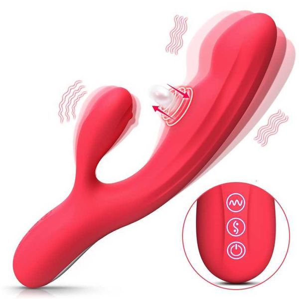 Seksspeeltjes Massager Dildo Rabbit Vibrator voor Vrouwen Siliconen Krachtige Dual Vibration Vagina Clitoris Stimulator g Spot Vibrators Speelgoed volwassenen