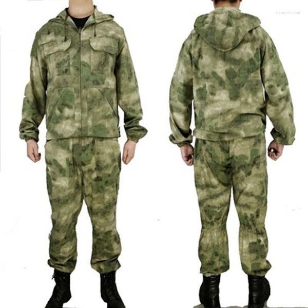 Tute da uomo Set Uniforme militare tattica Russia Combat Camouflage Abbigliamento da lavoro Outdoor Paintball CS Gear Training 2 pezzi