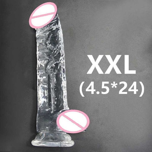 Секс-игрушки массажер мужчина искусственное пенис моделирование G-точки Новые реалистичные фаллоимитаторы эротическое желе дилдо с супер сильными игрушками для всасывания
