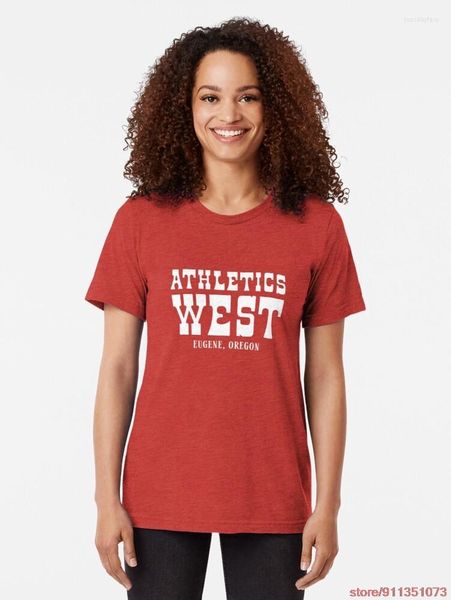 Мужские футболки Athletics West Classic Рубашка Eugene Summer Black Chotch