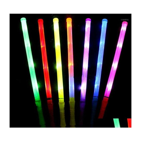 Decora￧￣o de festa 48cm 30pcs Glow Stick Led Rave Concert Lights Acess￳rios Toys Neon Sticks in the Dark Cheer Drop Datury Home Gar Dhqpt