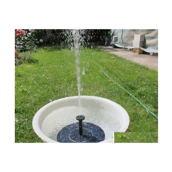 Attrezzature per irrigazione ad energia solare 3 diverse teste di spruzzo Set di pompe per acqua Fontana da giardino Kit per laghetto Cascate Display Nb0377 Drop Del Dhovb