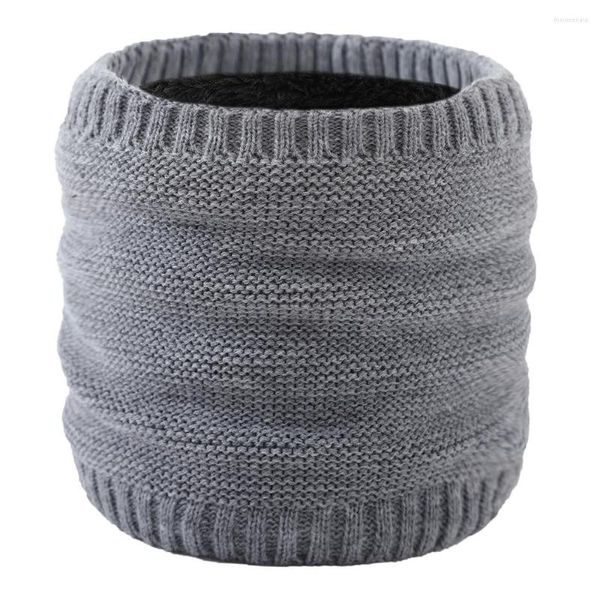 Schals Outdoor Winter Schal Unisex Frauen Männer Gestrickte Jungen Mädchen Dicke Elastische Schalldämpfer Warme Kinder Plüsch Hals