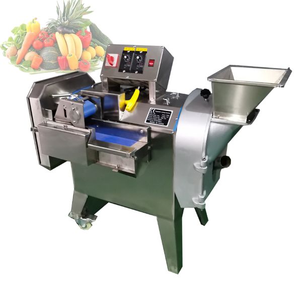 Elektrischer Allesschneider, kommerzielle Würfelmaschine, Gemüseschneider, automatische Schneidemaschine, Kartoffel-Karotten-Schredder
