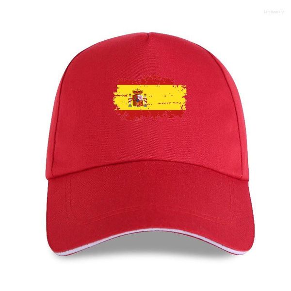 Ball Caps 2023 Espanha Bandeira Nacional Men Fashion Baseball Cap Fãs nostálgicos Jogos de verão