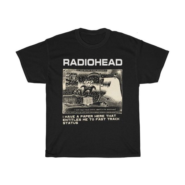 T-shirt maschile maglietta radiohead maschile fashi