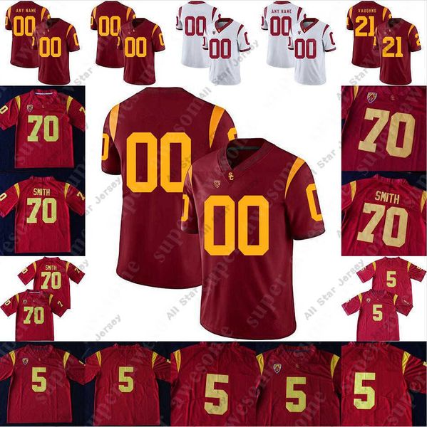 American College Football Wear American College Football Wear USC Trojans Fußballtrikot Ryan Kalil 75 Matt Kalil 14 Sam Darnold 9 Marqise Lee 2 Steve Smith 39 Sam