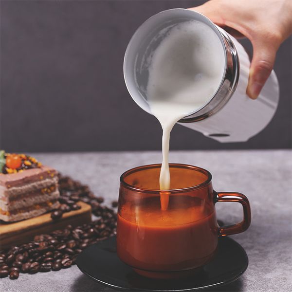 Haushalt Elektrische Milchaufschäumer Maschine Schokolade Mixer Cappuccino Kaffee Latte Mixer Tragbare Mixer Heiße Kalte Milchaufschäumer