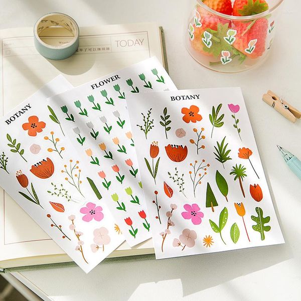 Подарочная упаковка наклейки Nordic Style Bill Notebook Декоративные аксессуары Sweet Sealing Ins Journal Stationery 2023