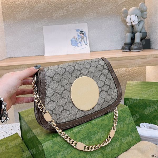 Borse a tracolla Borsa a tracolla di design con fibbia ad incastro Donna Borse Blondie Catene Hobo Borsa Uomo G Borsa a tracolla