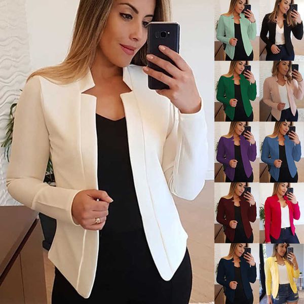 2023 Abiti da donna Abiti 3xl 4xl 5xl New Casual Professional Business Office Lady Giacca Top Giacche per donna