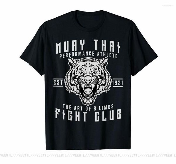 Magliette da uomo Muay Thai T-Shirt Boxe Tshirt Kickboxing Tee Gift Street Camicia taglie forti