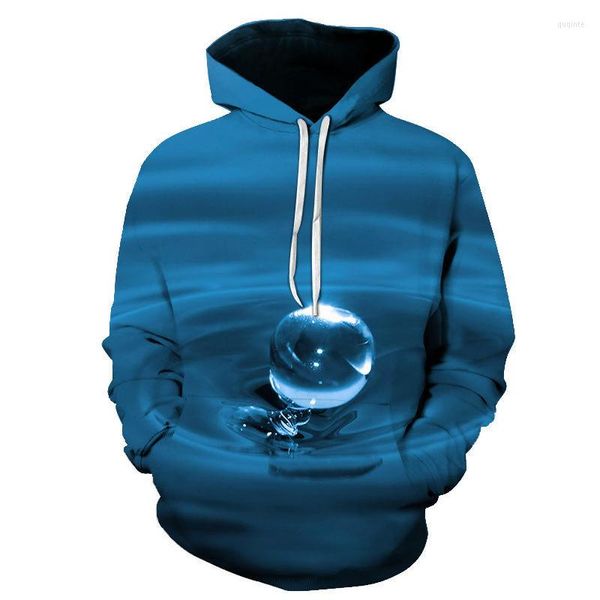 Herren Hoodies Lustige Frische Wassertropfen Auf Lila Blättern Druck Hoodie Unisex Harajuku Kinder Streetwear Cool Super Muster Übergroße