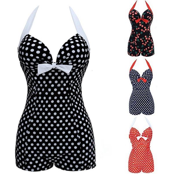 Kadın Mayo Kadınlar Banyo Takım Noktalı Plaj Giyim Push Up Monokini Mayo Bikini Push Up Kadın 230111