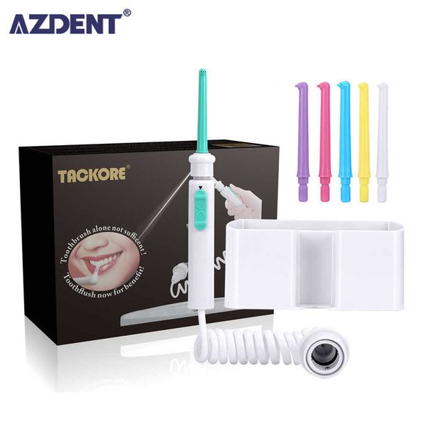 Mundduschen Andere Hygiene 6 Düsen Wasser Dental Flosser Wasserhahn Floss Pick Bewässerung Zahnreinigungsmaschine 221215