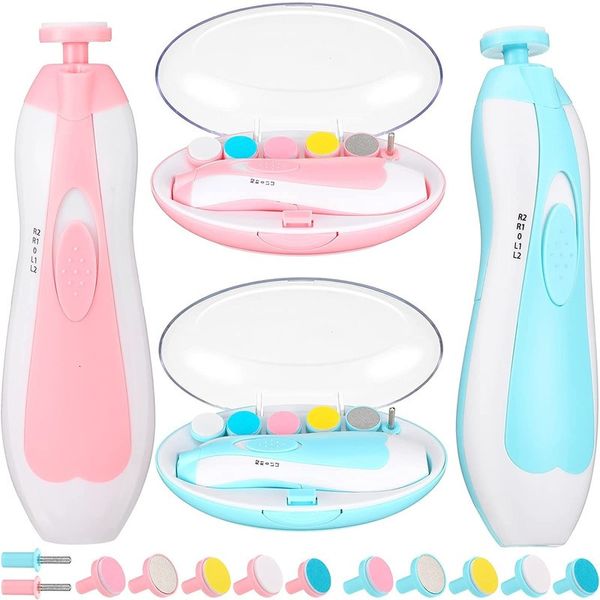 Nagelpflege Baby Trimmer Multifunktionaler elektrischer Datei Clippers Toes Fingernail Cutter Manicure Tool Set 230111