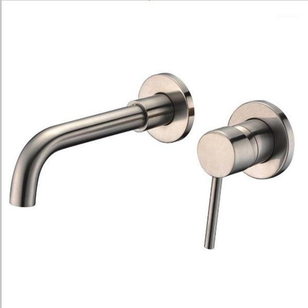 Torneiras de pia do banheiro Basinia de fins lucrativos Marca de cobre e água fria tudo escuro na parede desenho de cor faucet1