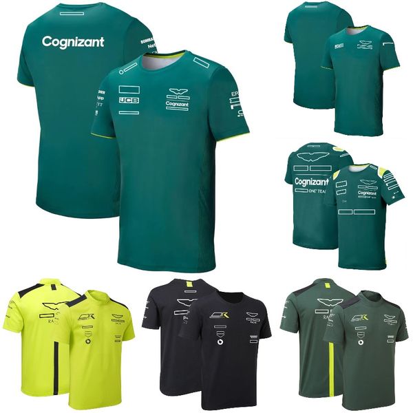 F1-T-Shirt, Formel-1-Renn-T-Shirt, Team-Uniform, Auto-Fans, lässige, kurzärmelige Sommer-T-Shirts für Herren und Damen, anpassbar