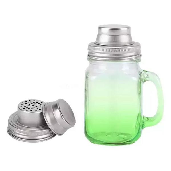 Altri utensili da cucina Coperchi per shaker in barattolo di vetro in acciaio inossidabile Tappi per cocktail Miscela di farina Spezie Zucchero Sale Peperoni F0419 Drop Delivery Dhwyy