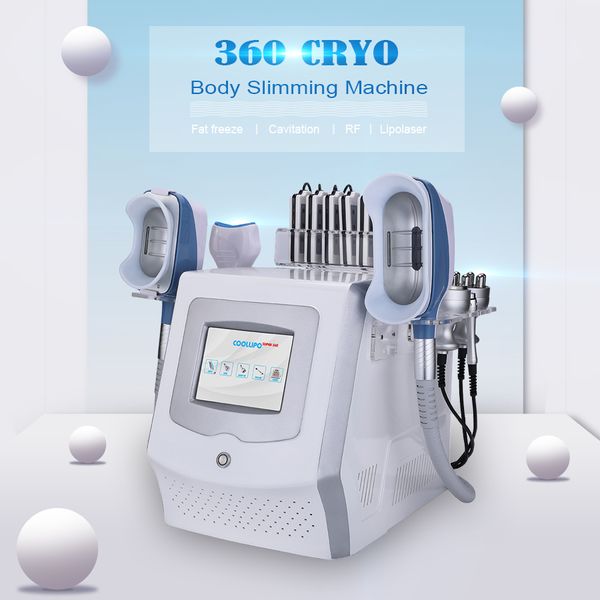 Máquina de emagrecimento criolipólise atualizada, crioterapia, congelamento de gordura, corpo fino, lipo, laser, redução de gordura, 40k, cavitação, rf lipolaser