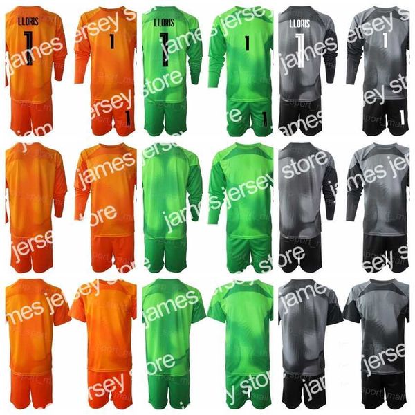 Футбольные комплекты/спортивные костюмы National Team Soccer Goalkeeper GK Long Sleeve 23 Mike Maignan Jersey Set Goalie 16 Steve Mandanda 23 Alphonse Areola 1 Hugo Lloris Football