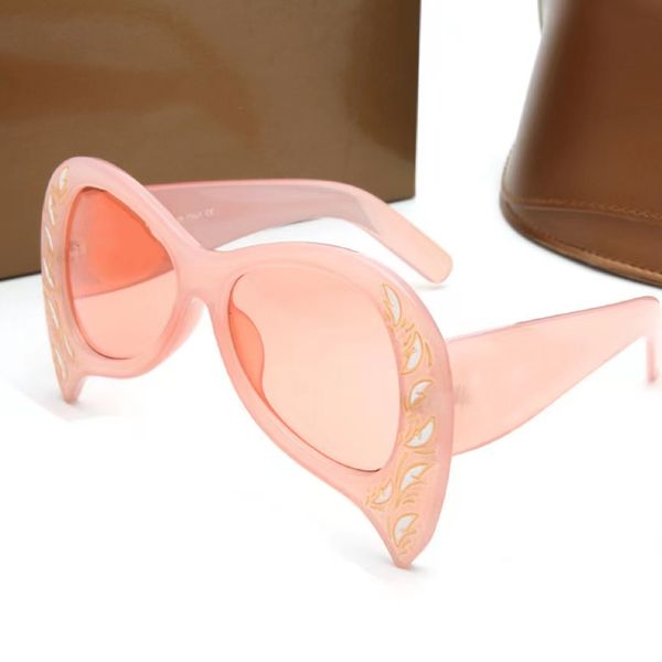 Lunette occhiali da sole da donna designer occhiali da sole occhiali da vista occhiali da vista Pink Butterfly Delivs eye design classico occhiali da sole da festa occhiali da sole di lusso